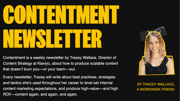 Best marketing newsletters - Contentment