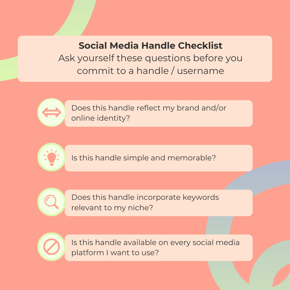 How to choose a social media handle