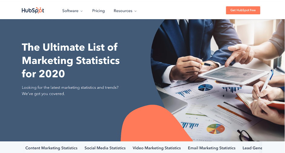 blog post ideas publish stats hubspot example