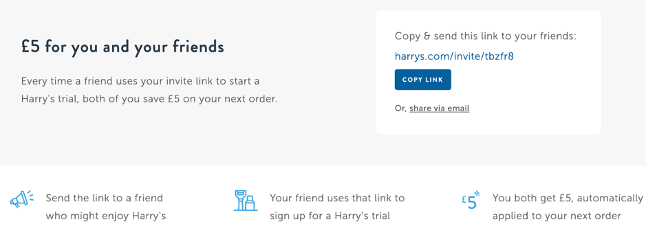 customer retention strategies customer loyalty harrys referral program