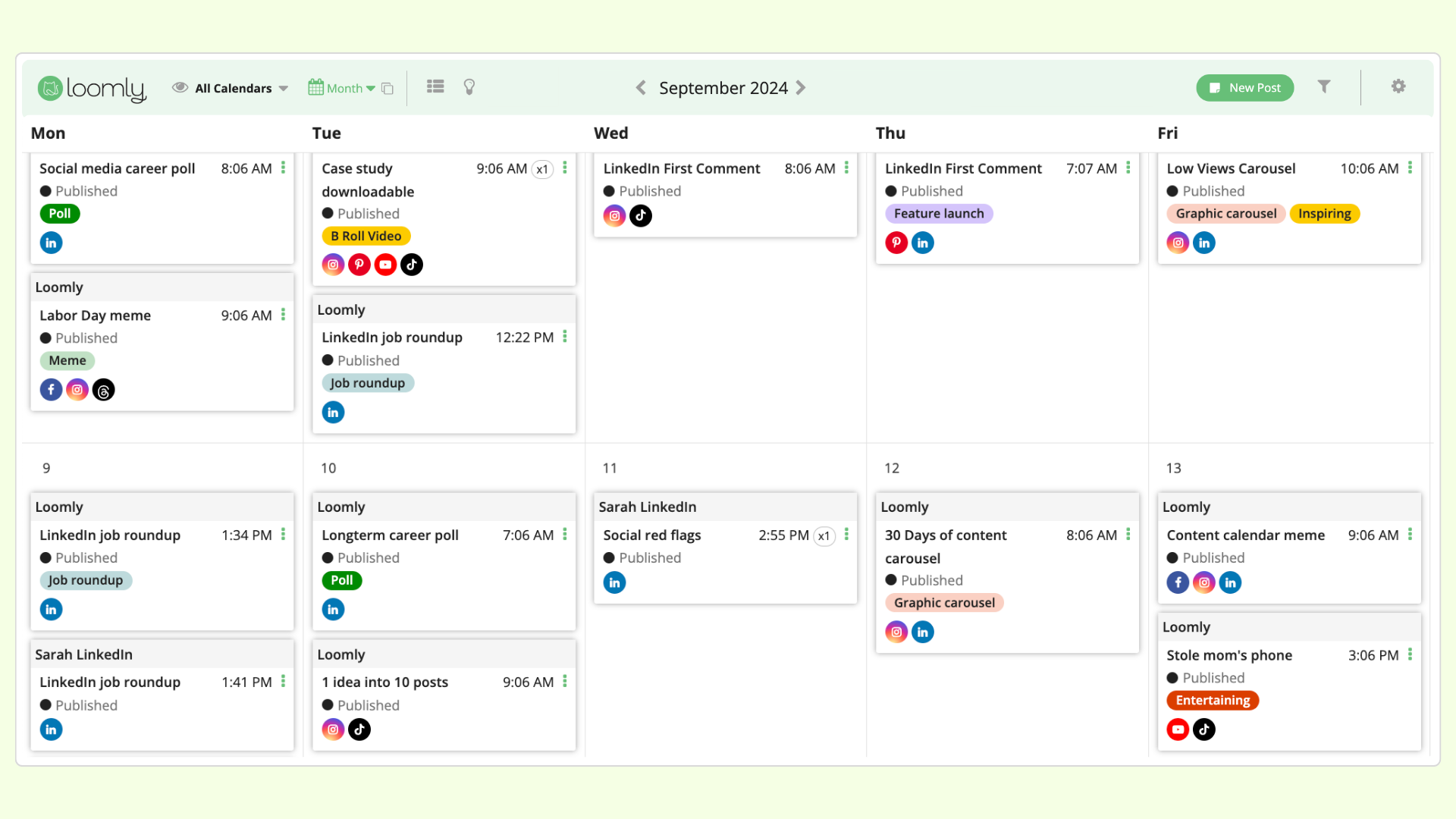 Loomly - best social media scheduling tool_1