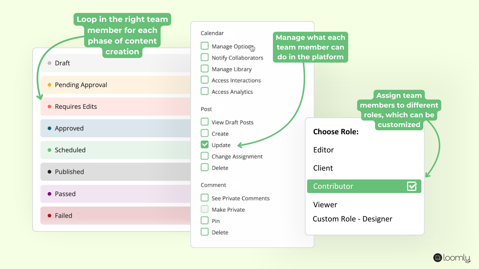 Loomly approval workflow and collaboration tools_1 - best social media scheduling tool