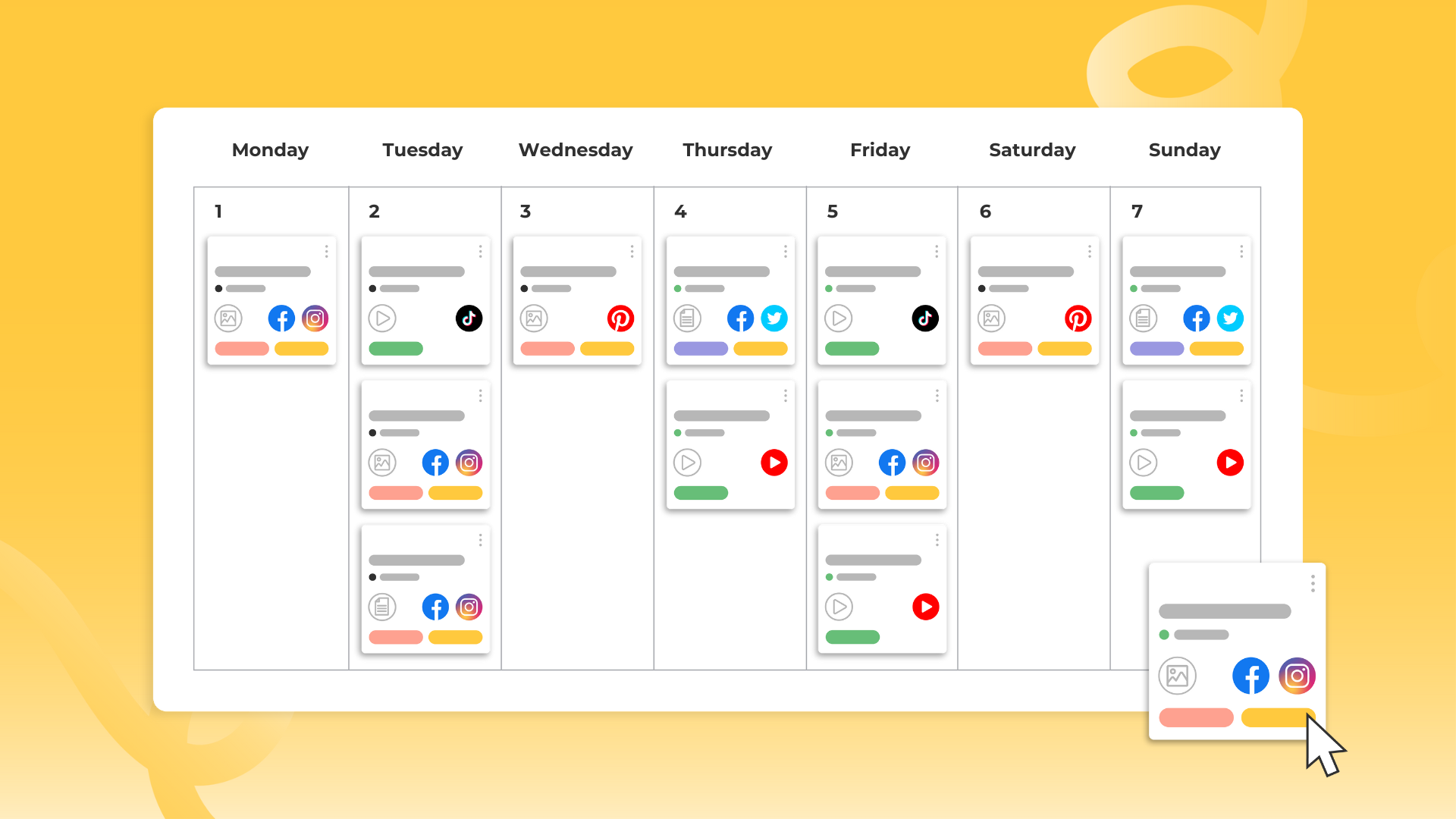 How to create a social media content calendar