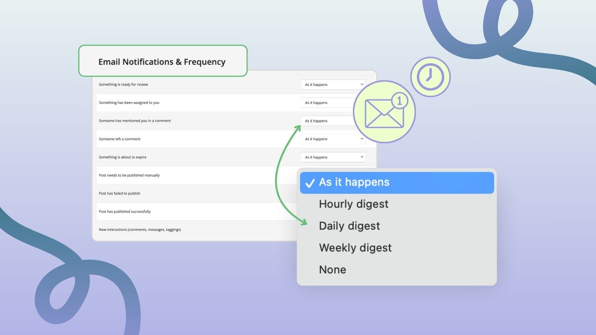 Manage Loomly notifications