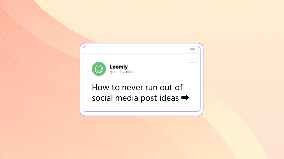 How to come up with social media post ideas